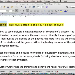 Webinar: Lessons in Pure Homeopathy Part II